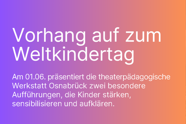 Plakat Weltkindertag