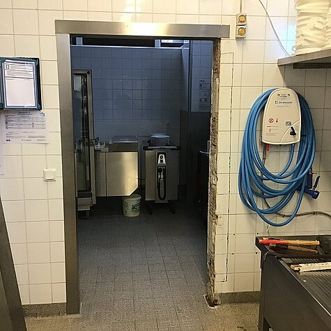 Durchgang in der Küche