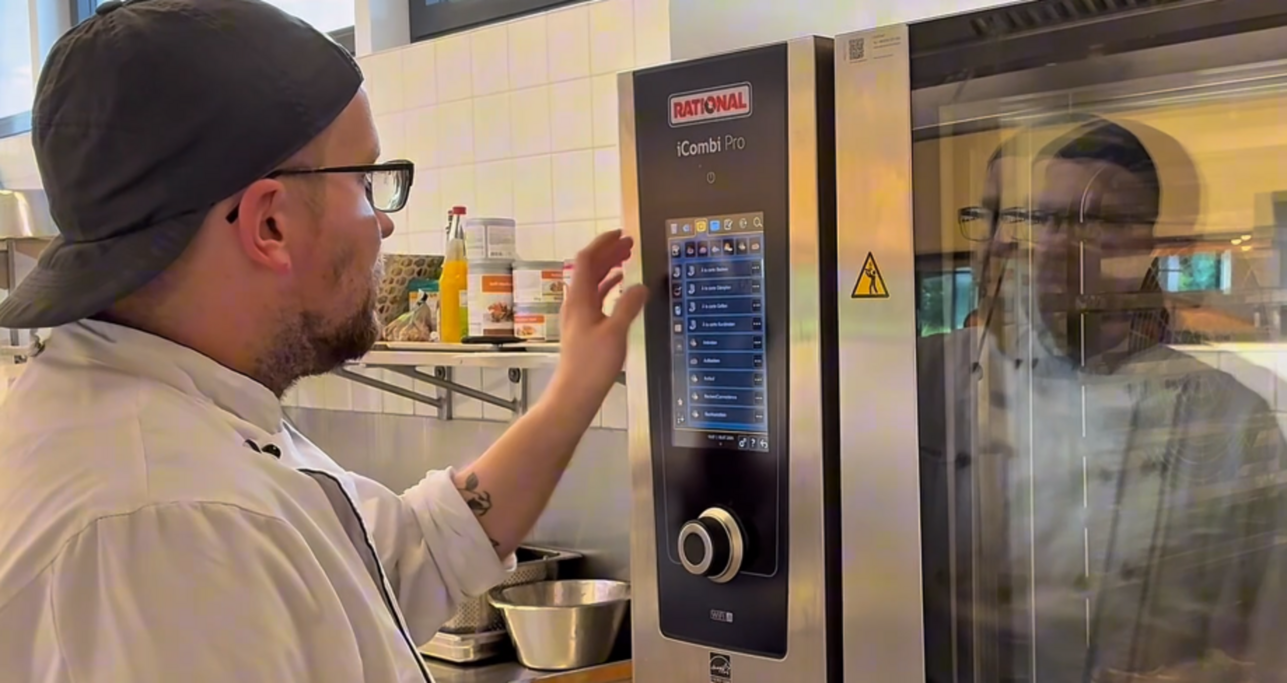 Fabien Deike am Kombidämpfer