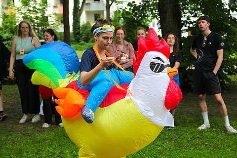 Eierlauf Takeshi's Campus