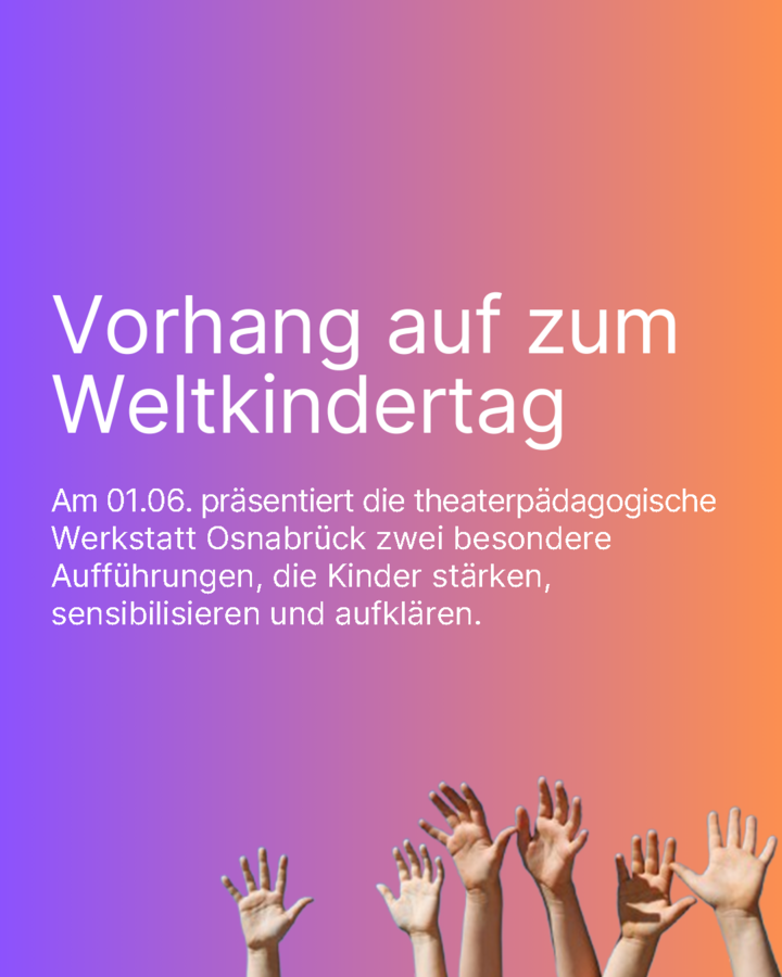 Plakat zum Weltkindertag