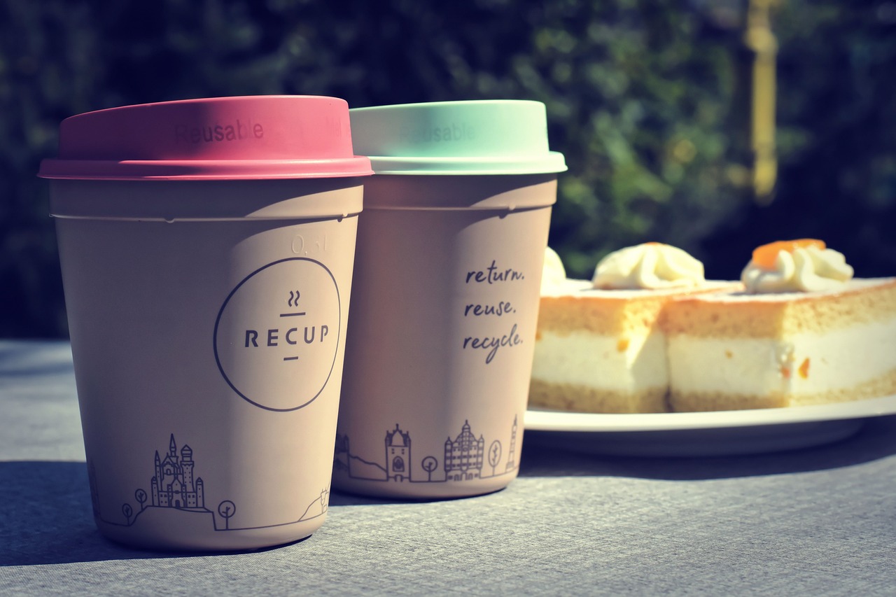 Recup Becher plus Kuchen