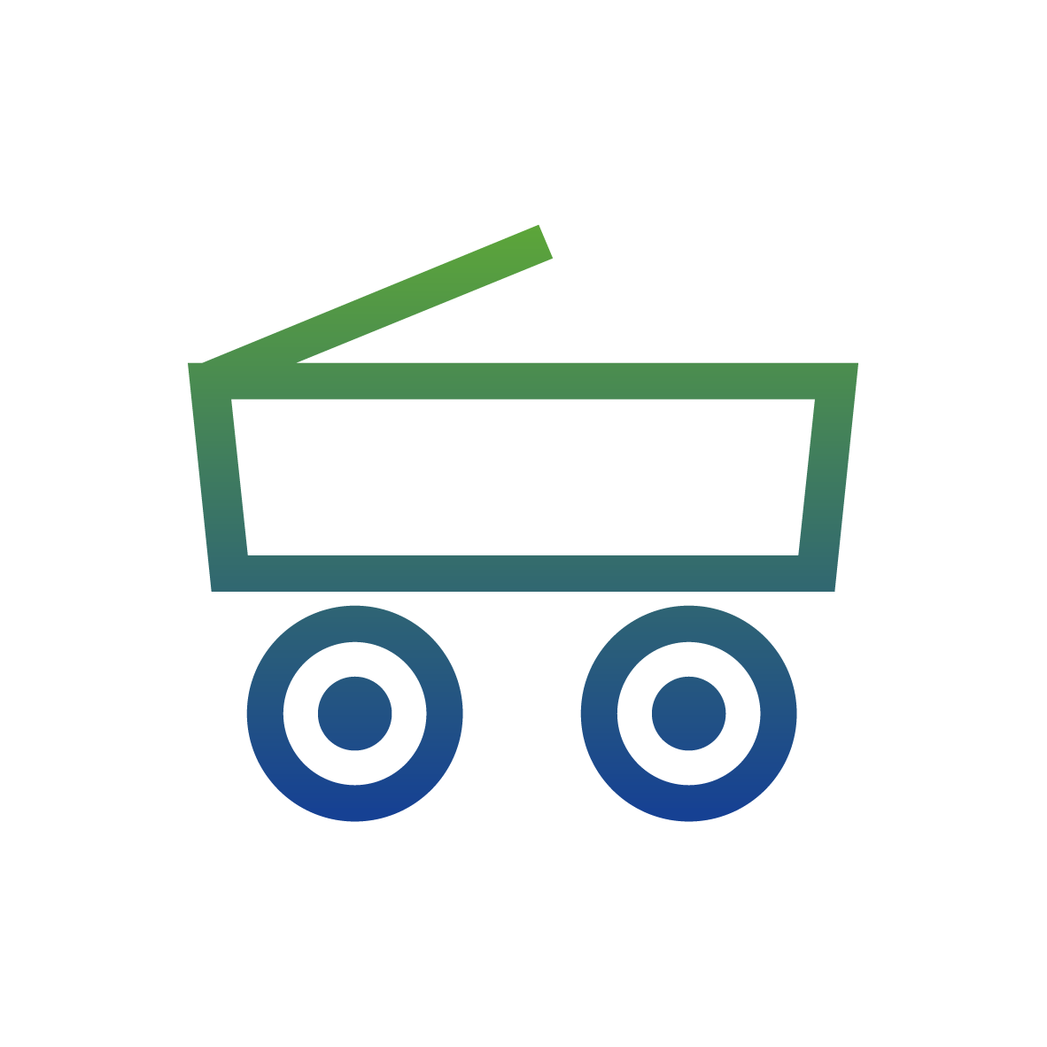 Piktogramm Bollerwagen